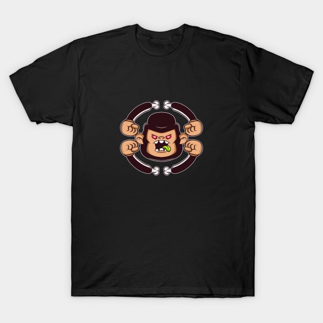 yes fight cartoon T-Shirt by Behold Design Supply